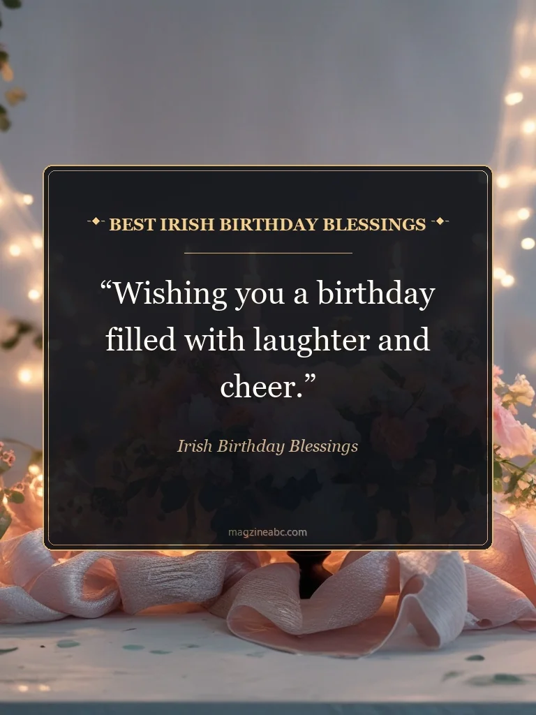 Best Irish Birthday Blessings - Irish Birthday Blessings