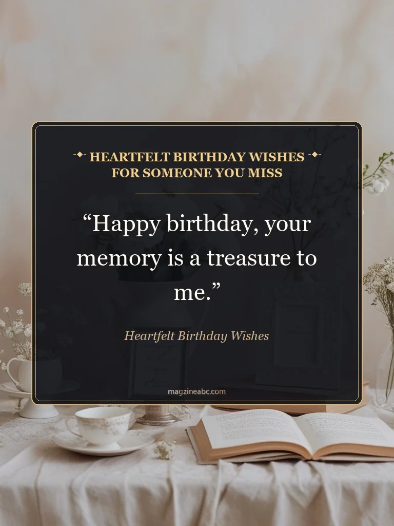 Heartfelt Birthday Wishes for Someone You Miss - Heartfelt Birthday Wishes