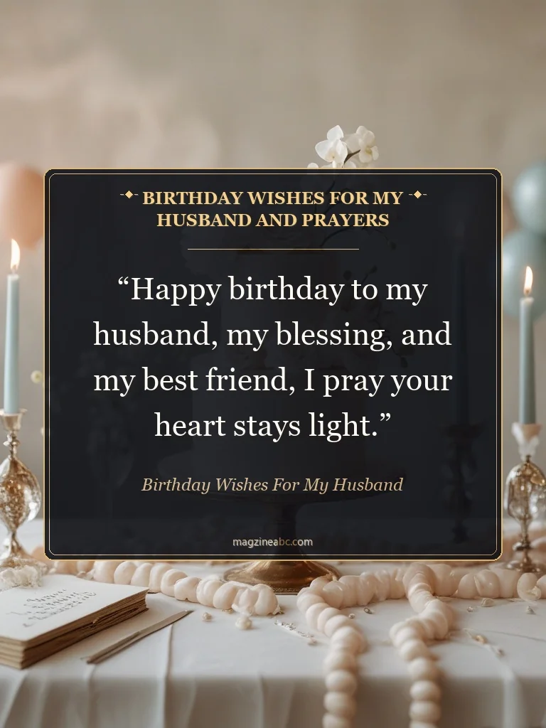 Birthday Wishes for My Husband and Prayers - Birthday Wishes for My Husband