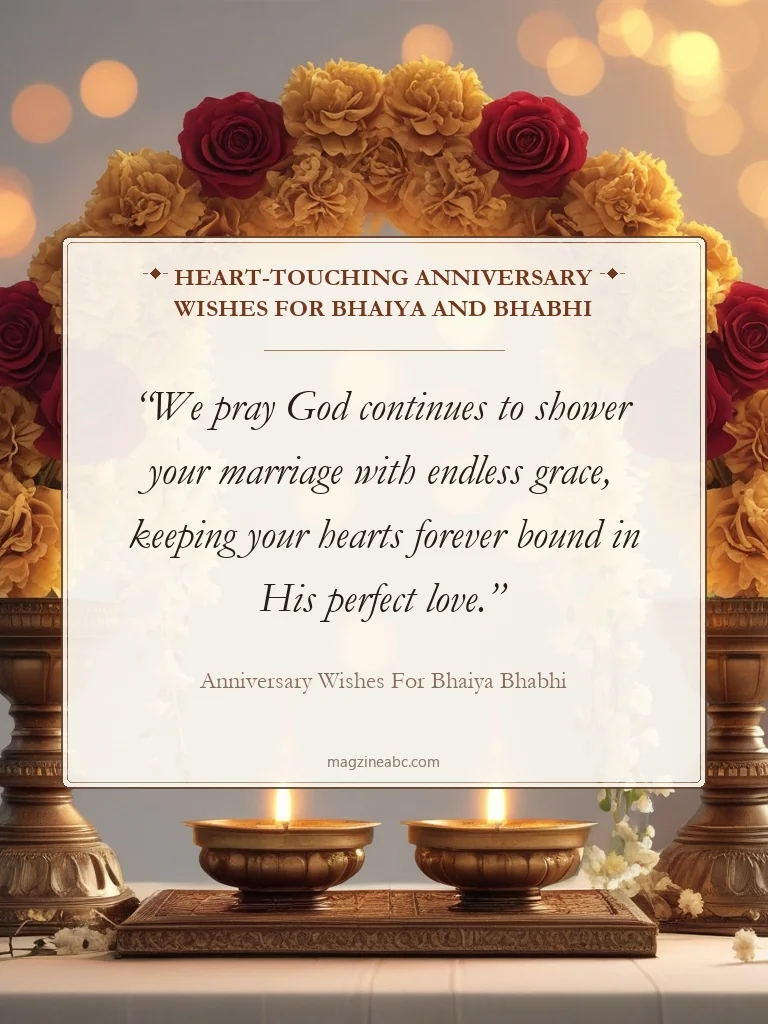 Heart-Touching Anniversary Wishes for Bhaiya and Bhabhi - Anniversary Wishes for Bhaiya Bhabhi