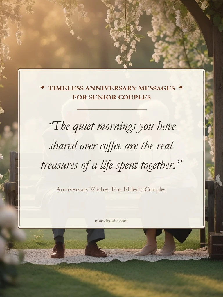 Timeless Anniversary Messages for Senior Couples - Anniversary Wishes for Elderly Couples