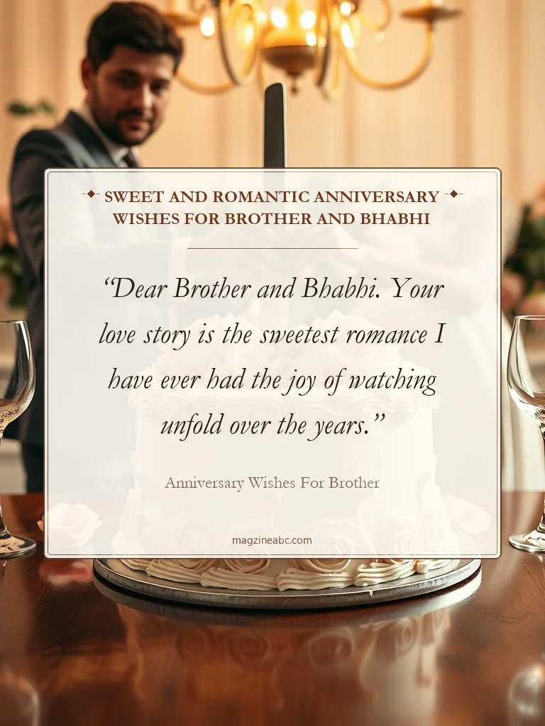 Sweet and Romantic Anniversary Wishes for Brother and Bhabhi - Anniversary Wishes for Brother