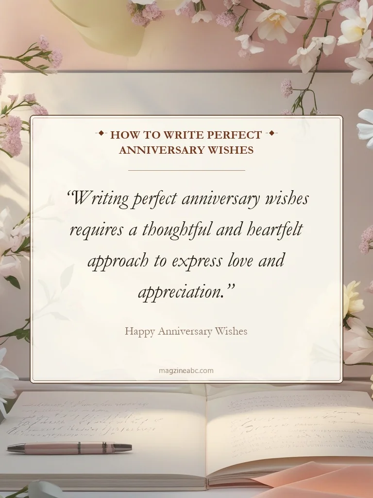 How to Write Perfect Anniversary Wishes - Happy Anniversary Wishes