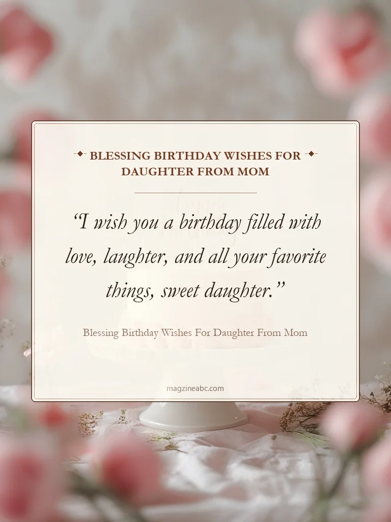 Blessing Birthday Wishes for Daughter from Mom - Blessing Birthday Wishes For Daughter From Mom