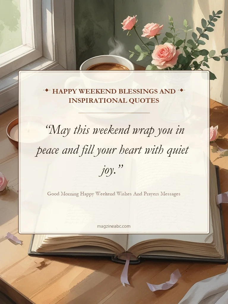 Happy Weekend Blessings and Inspirational Quotes - Good Morning Happy Weekend Wishes And Prayers Messages