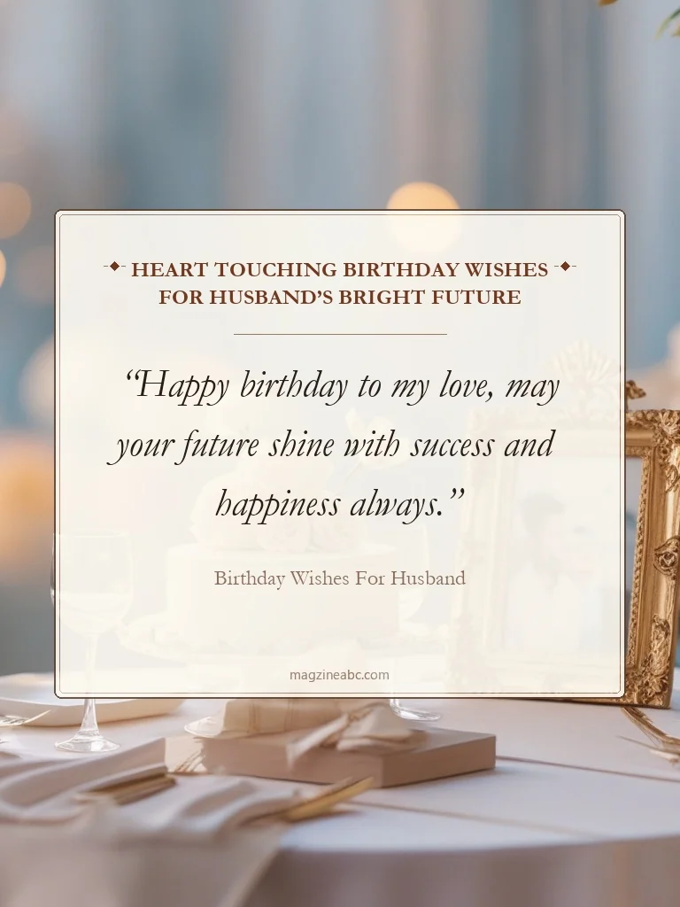 Heart Touching Birthday Wishes for Husband’s Bright Future - Birthday Wishes for Husband