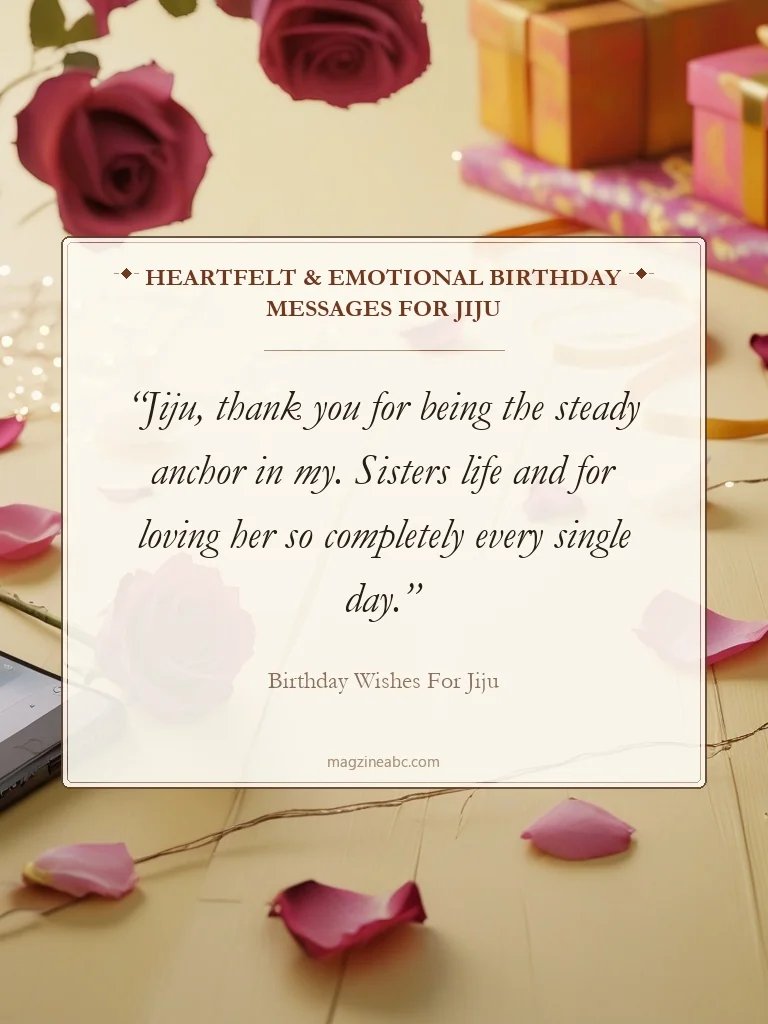 Heartfelt & Emotional Birthday Messages for Jiju - Birthday Wishes for Jiju