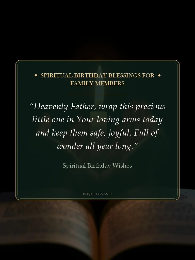 Spiritual Birthday Blessings for Family Members - Spiritual Birthday Wishes