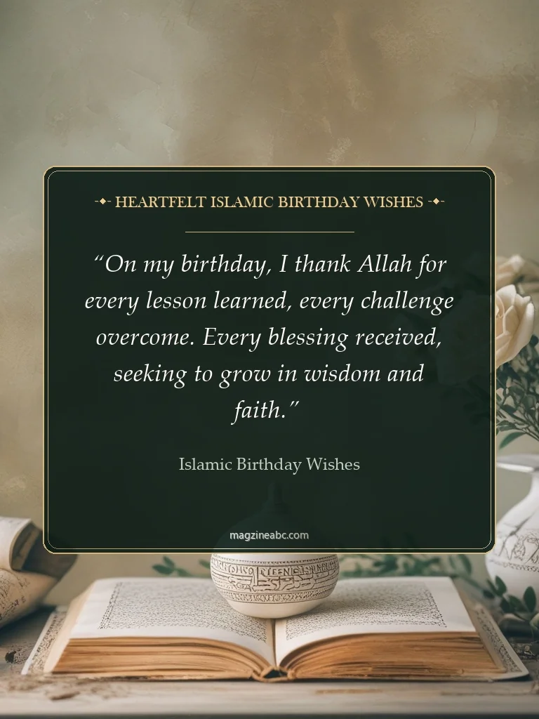 Heartfelt Islamic Birthday Wishes - Islamic Birthday Wishes