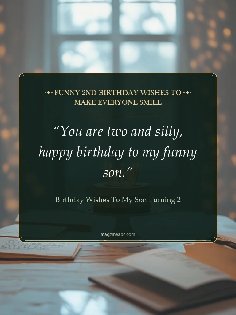 Funny 2nd Birthday Wishes to Make Everyone Smile - Birthday Wishes to My Son Turning 2