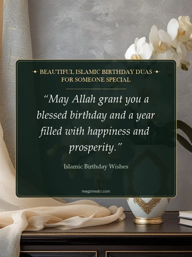 Beautiful Islamic Birthday Duas for Someone Special - Islamic Birthday Wishes