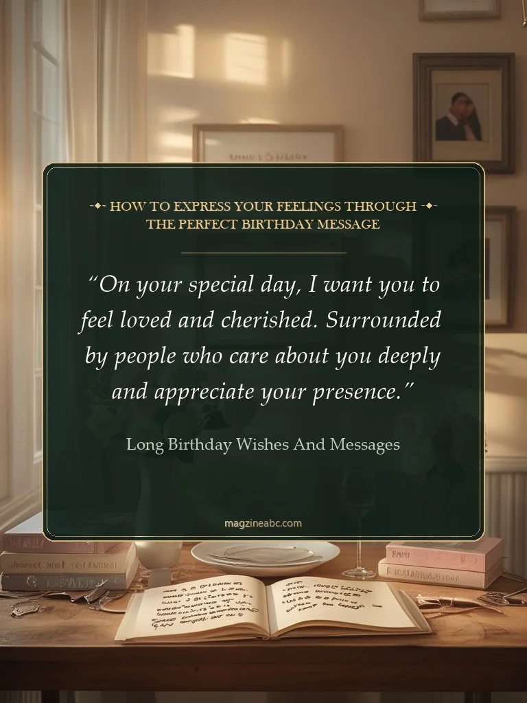 How to Express Your Feelings Through the Perfect Birthday Message - Long Birthday Wishes and Messages