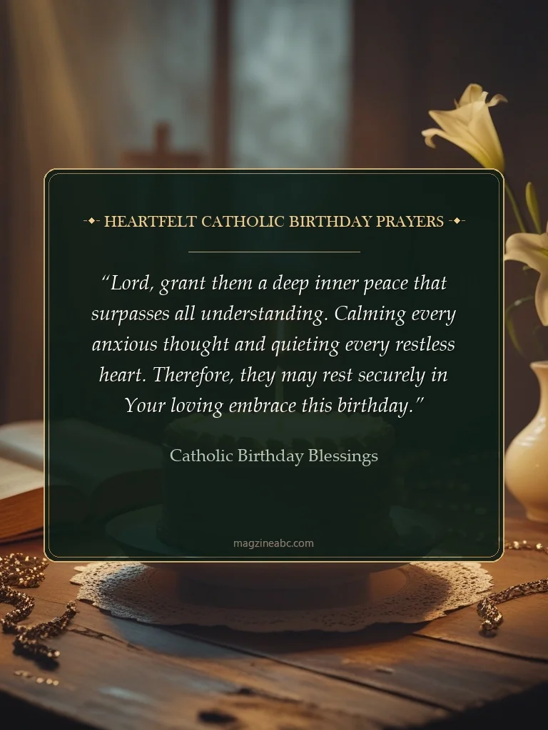 Heartfelt Catholic Birthday Prayers - Catholic Birthday Blessings