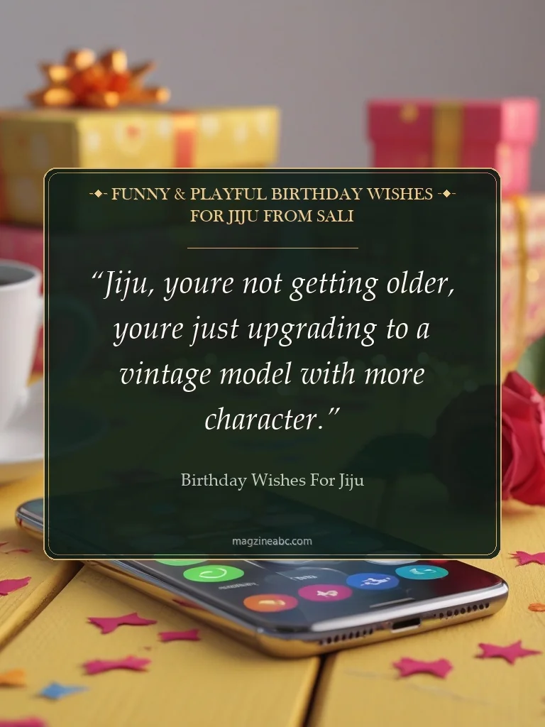 Funny & Playful Birthday Wishes for Jiju from Sali - Birthday Wishes for Jiju