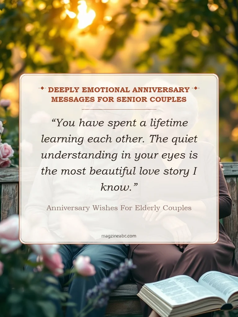 Deeply Emotional Anniversary Messages for Senior Couples - Anniversary Wishes for Elderly Couples