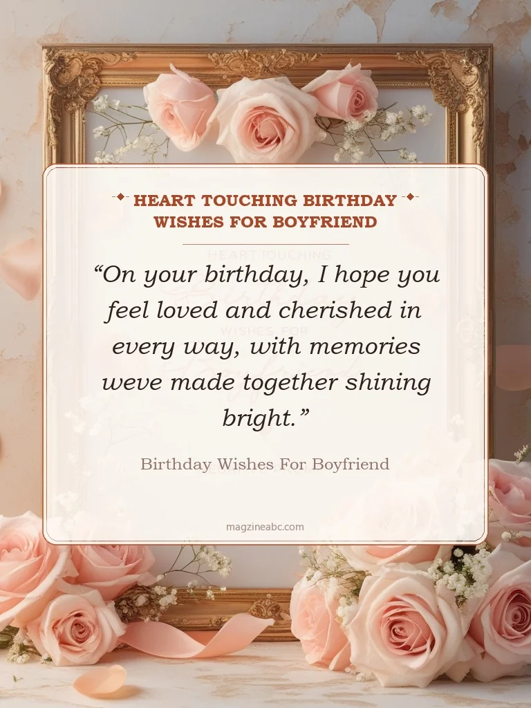 Heart Touching Birthday Wishes for Boyfriend - Birthday Wishes for Boyfriend