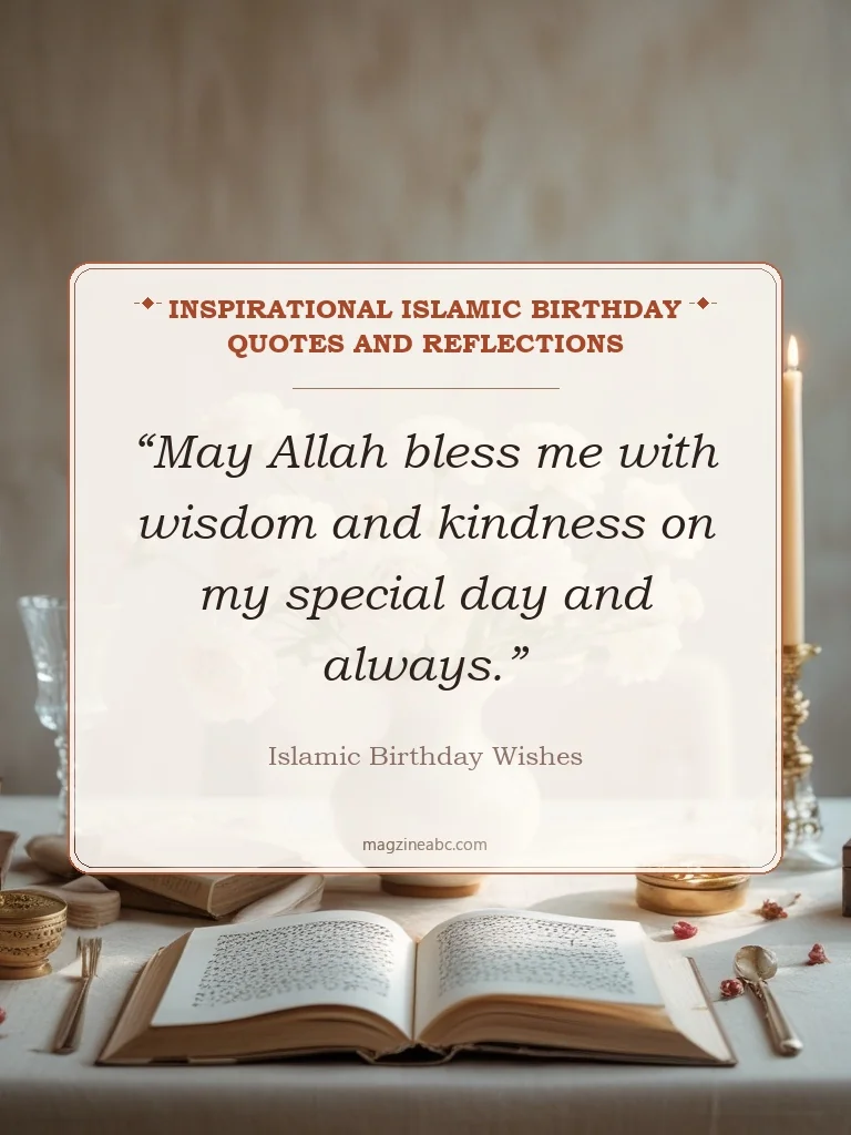 Inspirational Islamic Birthday Quotes and Reflections - Islamic Birthday Wishes