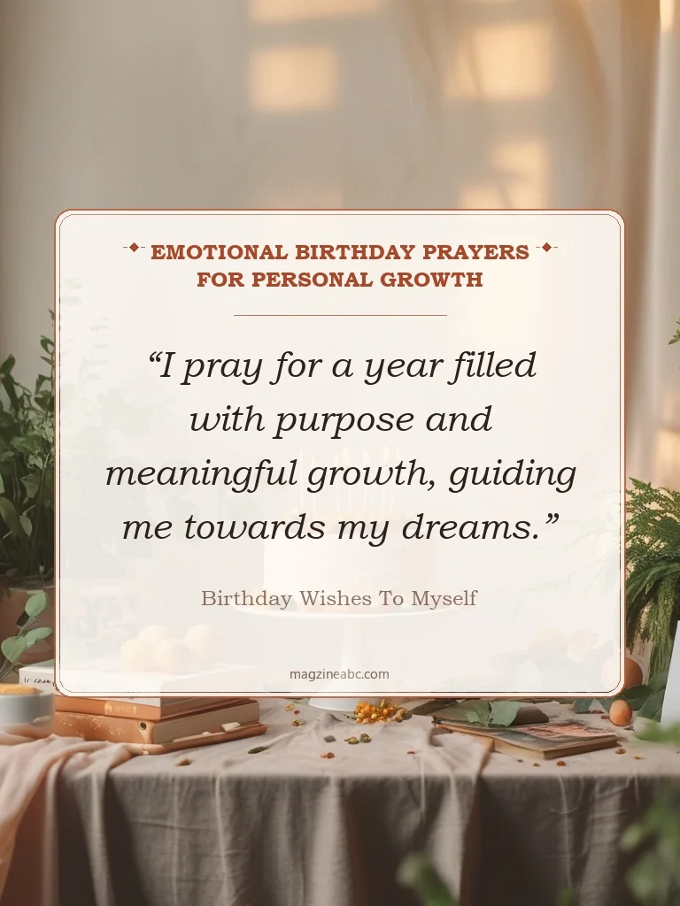 Emotional Birthday Prayers For Personal Growth - Birthday Wishes To Myself