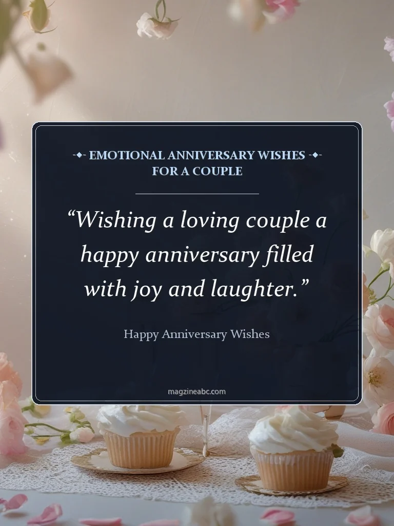 Emotional Anniversary Wishes for a Couple - Happy Anniversary Wishes