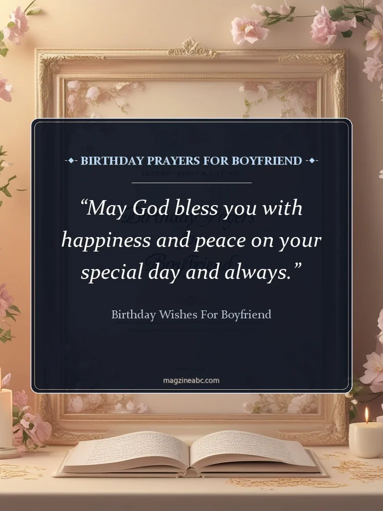 Birthday Prayers for Boyfriend - Birthday Wishes for Boyfriend