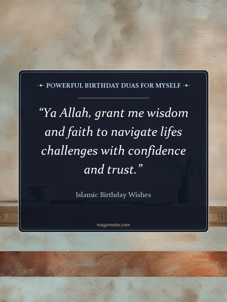 Powerful Birthday Duas for Myself - Islamic Birthday Wishes