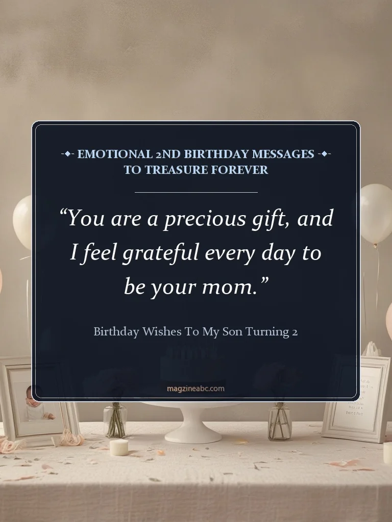 Emotional 2nd Birthday Messages to Treasure Forever - Birthday Wishes to My Son Turning 2