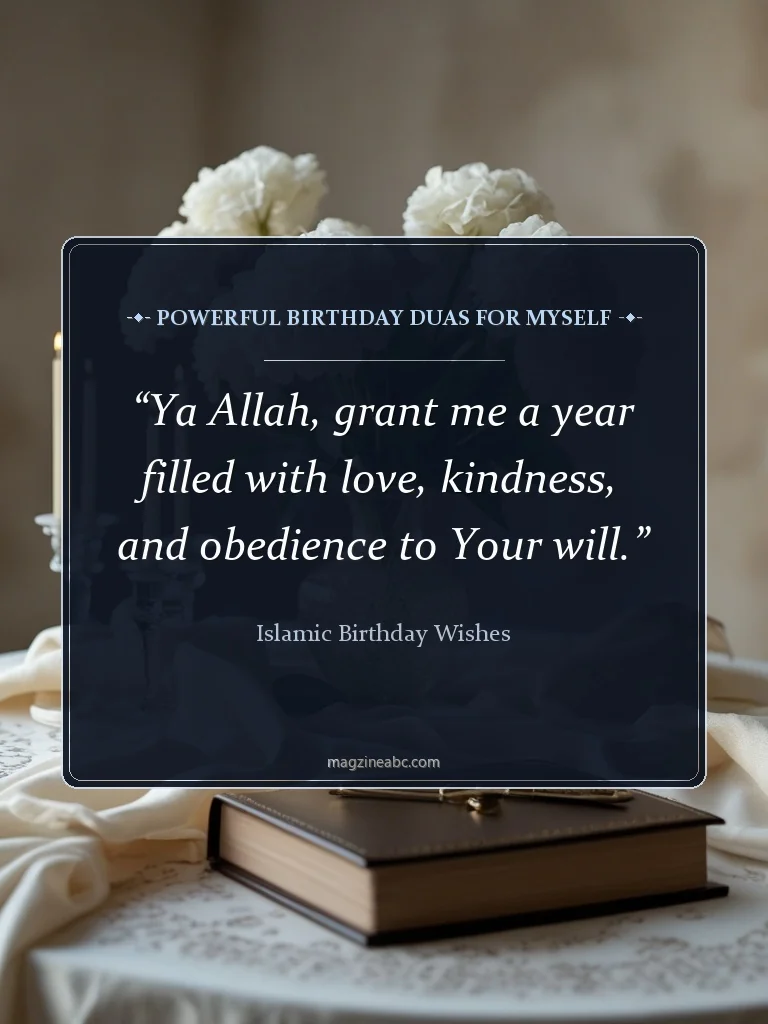 Powerful Birthday Duas for Myself - Islamic Birthday Wishes
