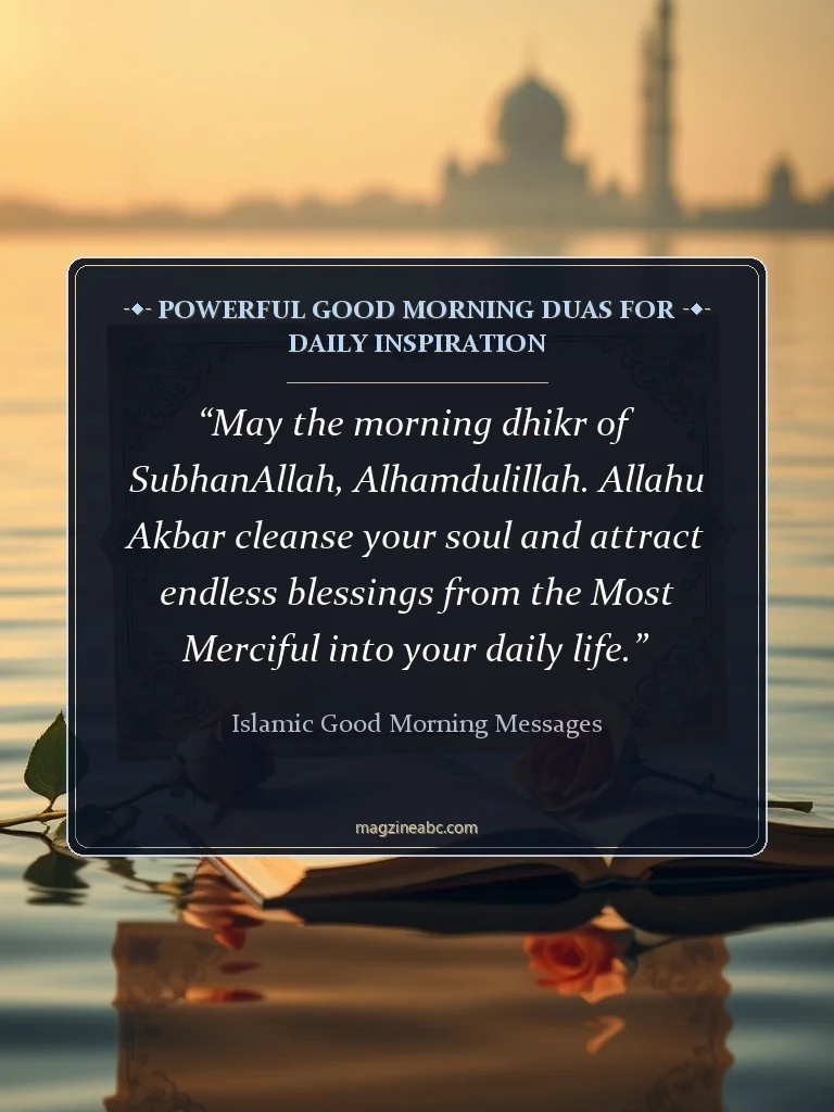 Powerful Good Morning Duas for Daily Inspiration - Islamic Good Morning Messages
