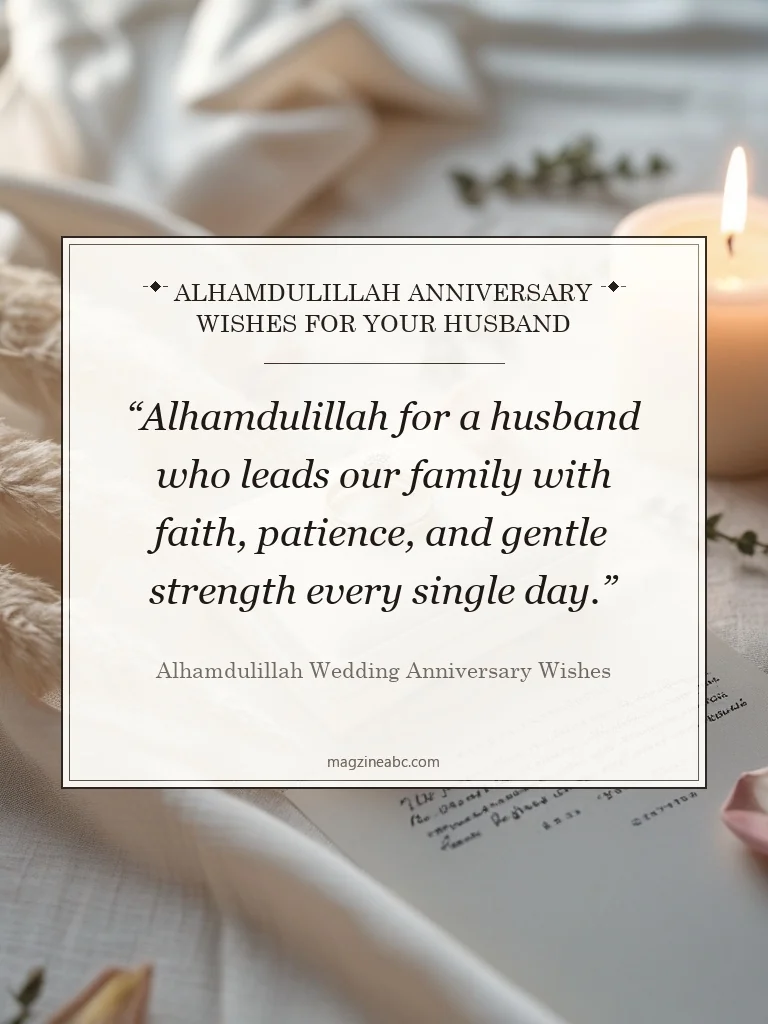 Alhamdulillah Anniversary Wishes for Your Husband - Alhamdulillah wedding anniversary wishes