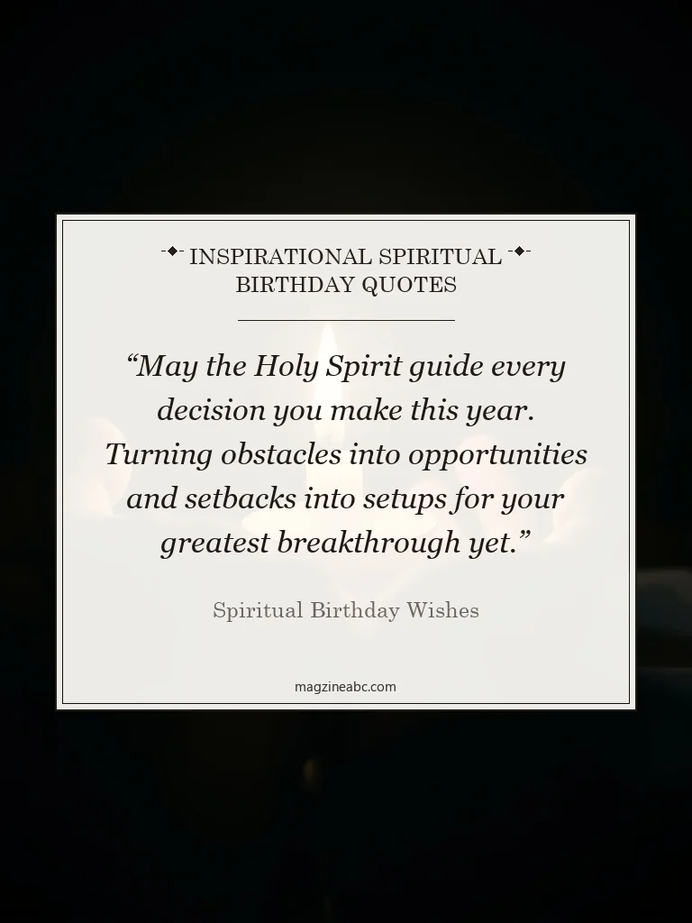 Inspirational Spiritual Birthday Quotes - Spiritual Birthday Wishes