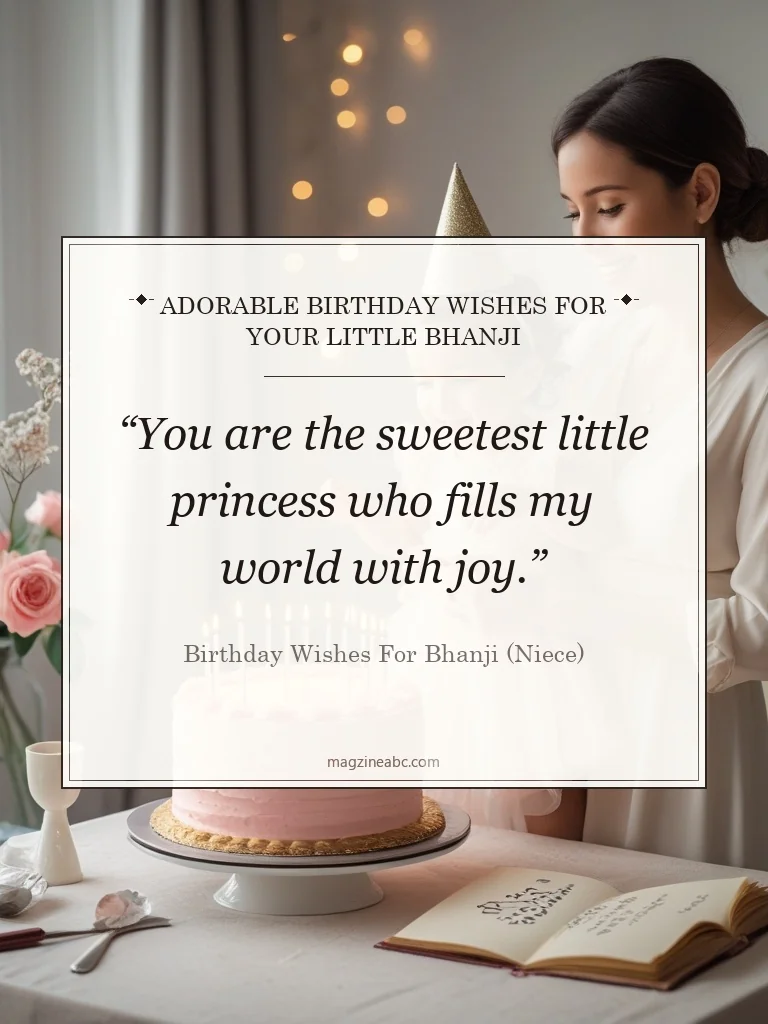 Adorable Birthday Wishes for Your Little Bhanji - Birthday wishes for Bhanji (Niece)