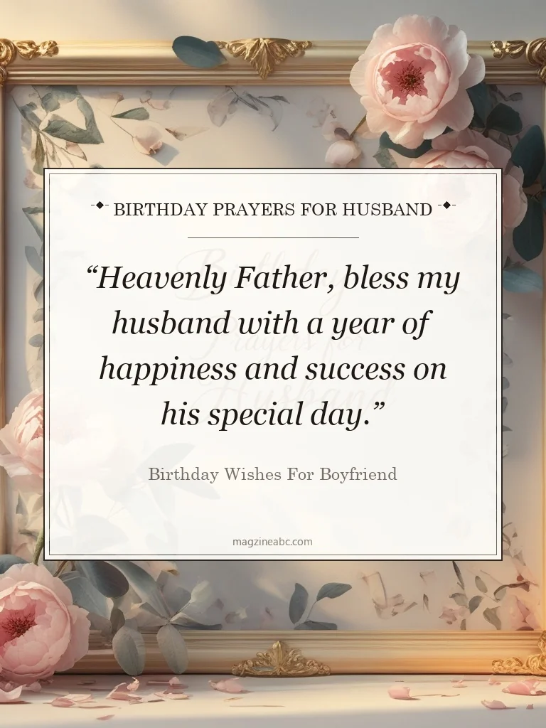 Birthday Prayers for Husband - Birthday Wishes for Boyfriend