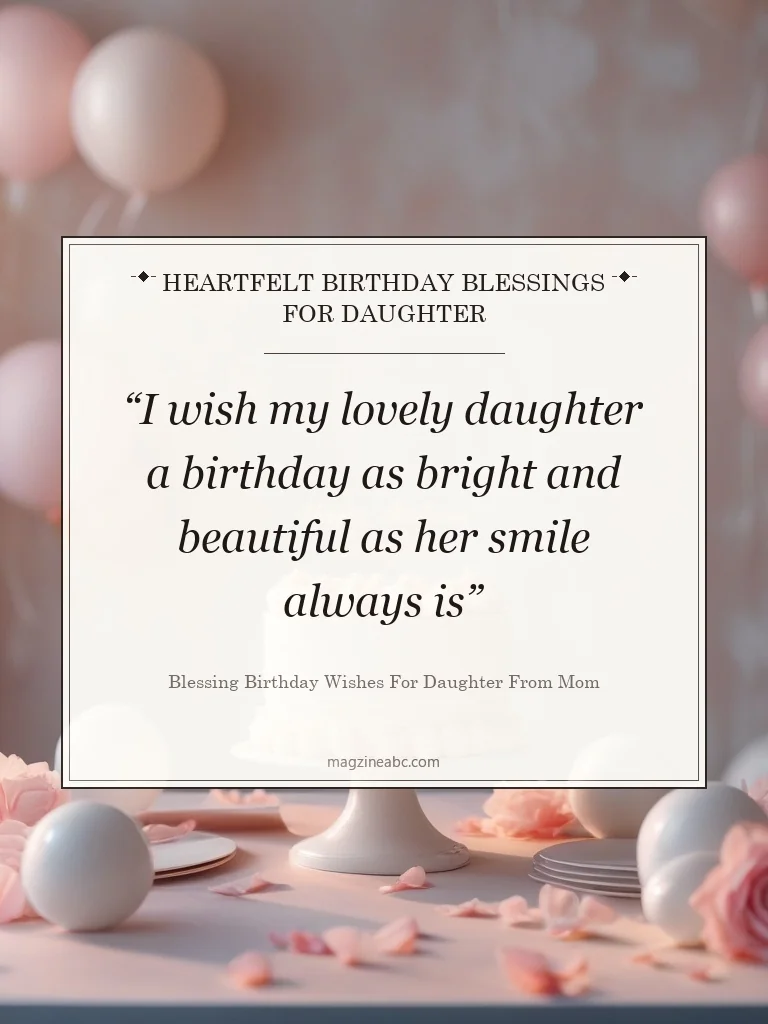 Heartfelt Birthday Blessings for Daughter - Blessing Birthday Wishes For Daughter From Mom