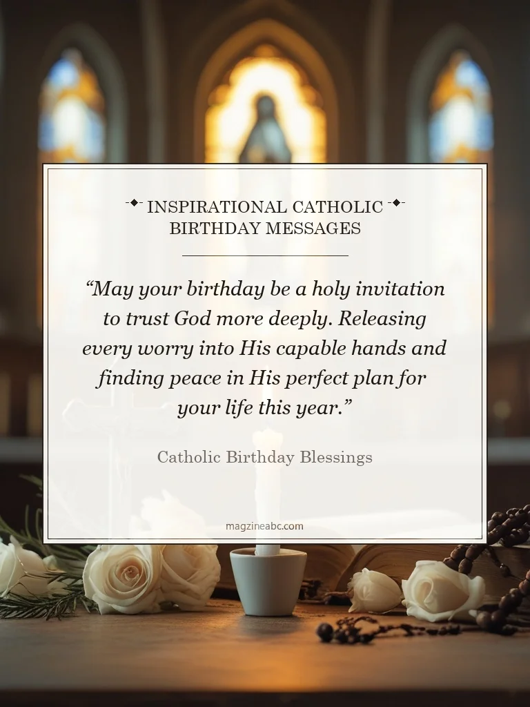 Inspirational Catholic Birthday Messages - Catholic Birthday Blessings