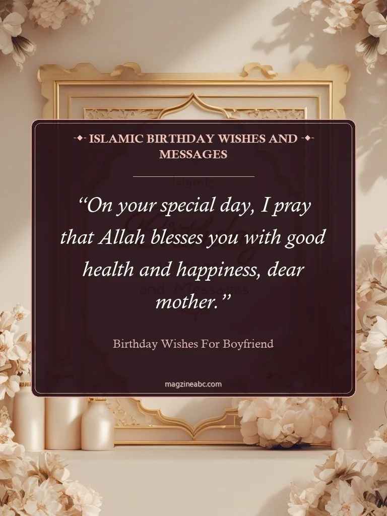 Islamic Birthday Wishes and Messages - Birthday Wishes for Boyfriend