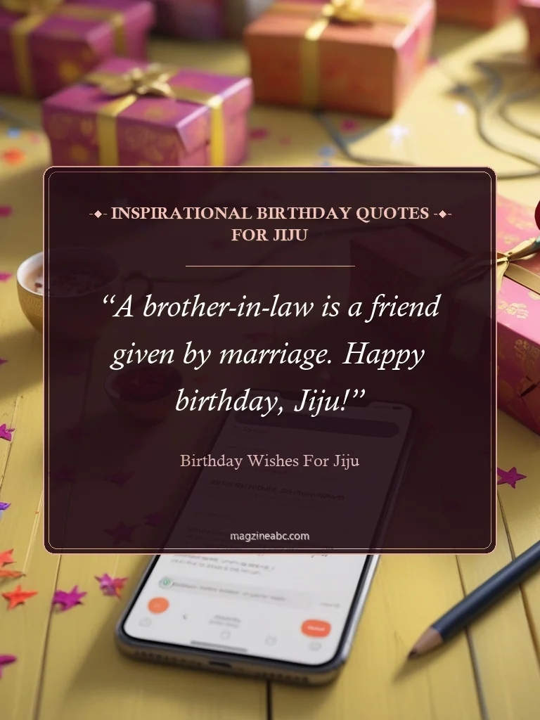 Inspirational Birthday Quotes for Jiju - Birthday Wishes for Jiju