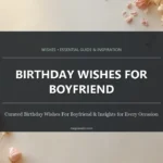 Birthday Wishes for Boyfriend
