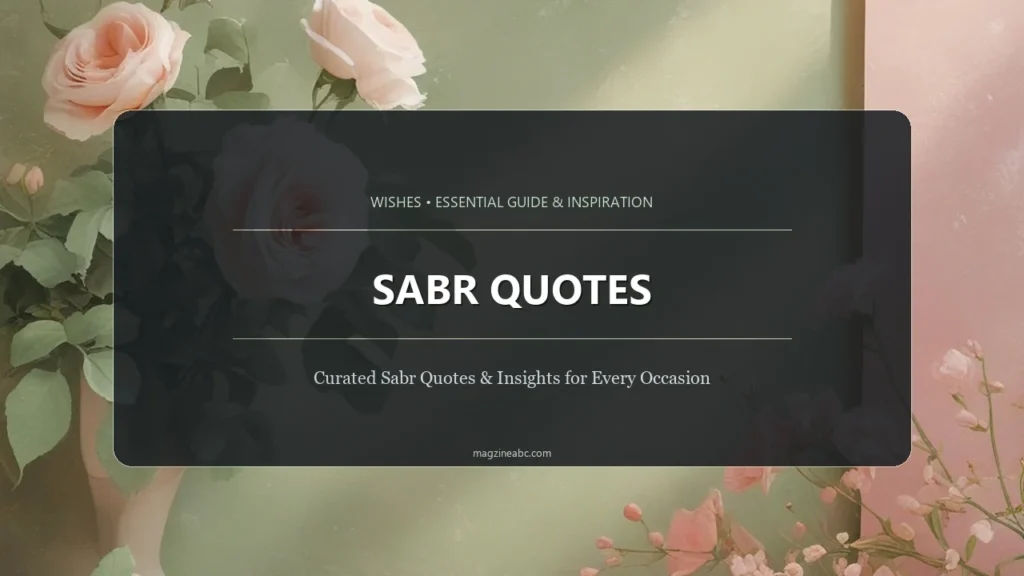 Sabr Quotes